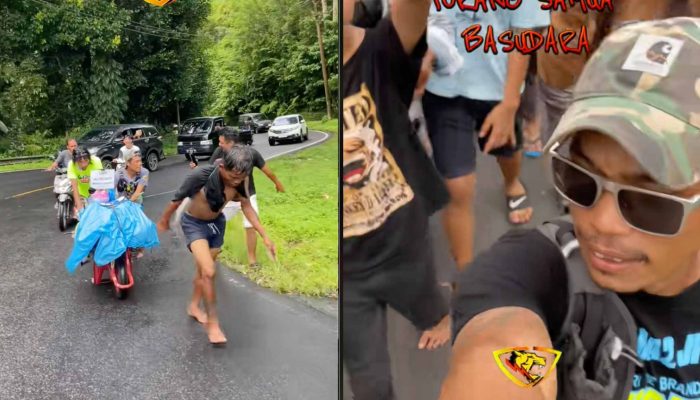 Anpes Selesaikan Perjalanan Jalan Kaki dari Maros ke Manado, Disambut Ribuan Warga Layaknya Artis