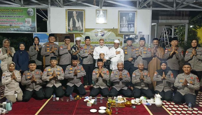 Pererat Hubungan, Ditbinmas Polda Sulteng Gelar Silaturahmi dan Buka Puasa Bersama Ulama di Palu